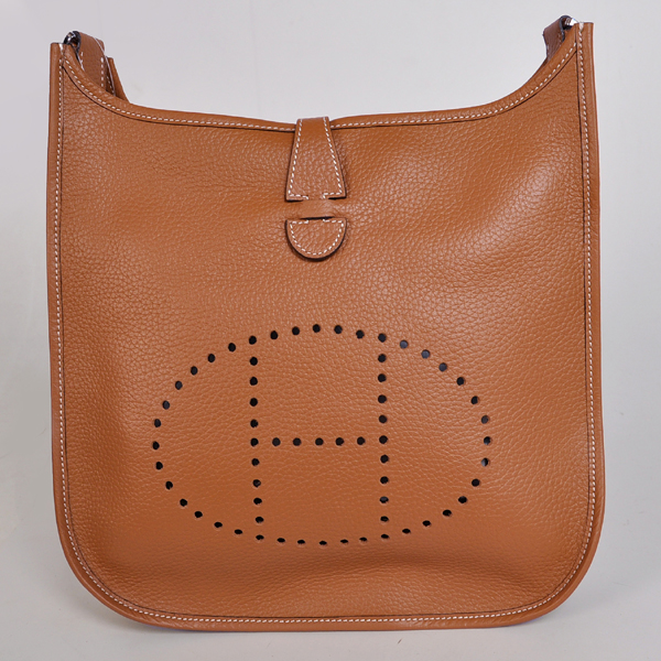 1042 Hermes 28 centimetri di pelle borsa Evelyn clemence a Camel